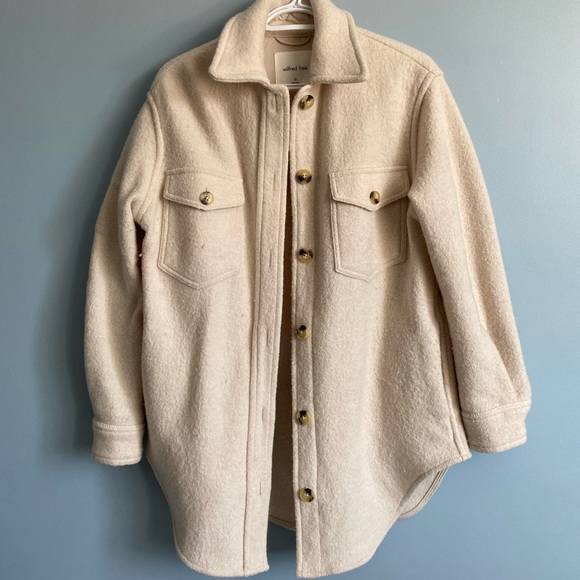 SOLD- Aritzia Ganna Jacket Heather Bone - Picture 2 of 3